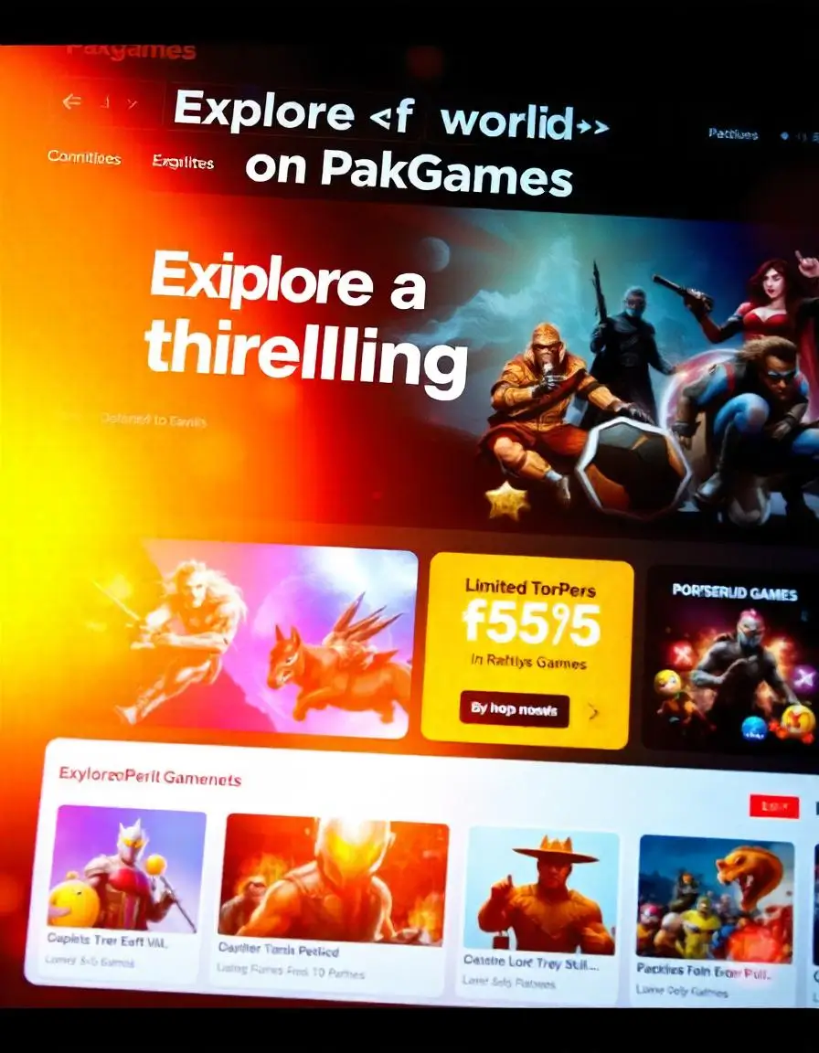 PakGames: The Best Platform for Online Gaming in Pakistan